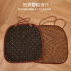 「四款可选！夏凉冰藤椅垫」简约藤编凉席坐垫 学生办公室马蹄形冰丝凉感坐垫居家日用布艺 商品缩略图3