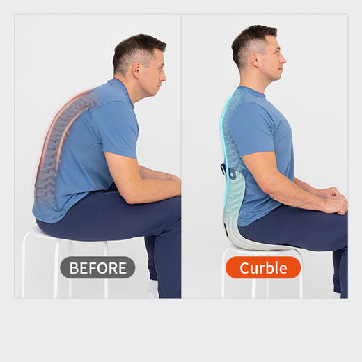 真三瓣 | 韩国原装进口可柔伴Curble GRAND PLUS护腰坐垫办公学习 久坐撑腰不累（2色可选） 商品图5