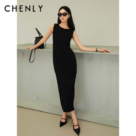 尘衣｜藏肉收副乳极简百搭连衣裙