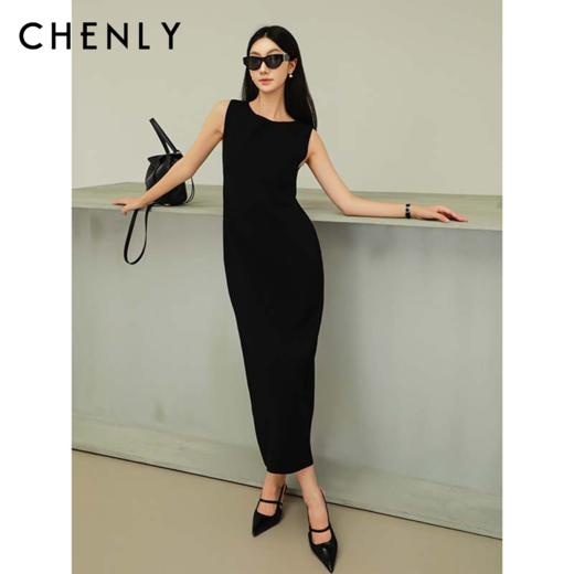 尘衣｜藏肉收副乳极简百搭连衣裙 商品图0