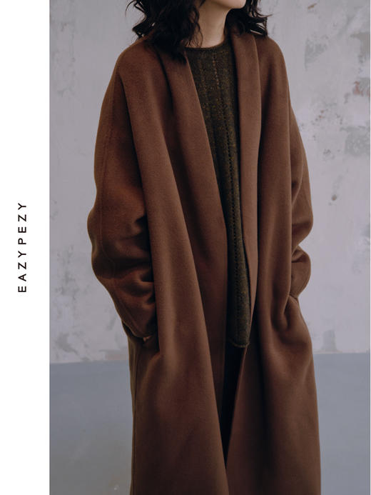 24AW 折纸浴袍款羊绒羊毛大衣 商品图2