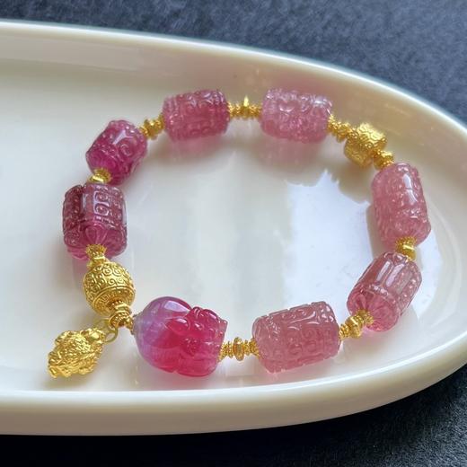 26.86g 雕刻碧玺手链 商品图4