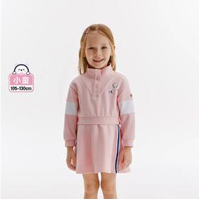 【FILA KIDS】B8F 女小童经典生活童趣百搭针织连衣裙