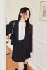 amadella 黑色条纹短款西装百褶裙套装 13820 商品缩略图5
