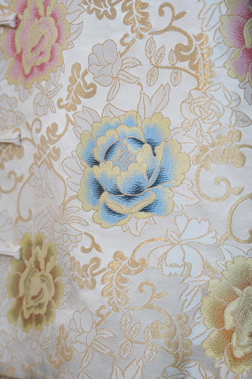 盛唐婧 |中式国风织金云锦牡丹花马甲 商品图5