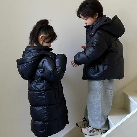 【反季特价清仓】胖胖象 儿童黑钻鹅绒羽绒服K09 无骨工艺 商品图2