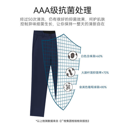 十如仕梭织尼龙四面弹松紧腰休闲西裤-SP16 商品图3