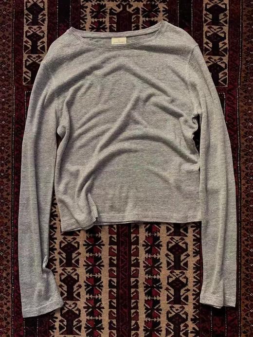 LIVINGTOWN/LT烟雾条纹亚麻打底 商品图3