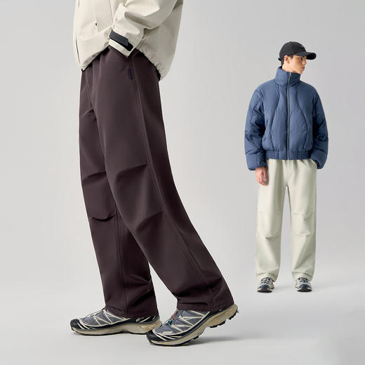 714street山系户外防水加绒伞兵裤秋冬新款休闲裤男美式宽松裤子 商品图4