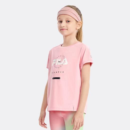 【FILA KIDS】B8F FILA KIDS 女大童凉感干爽短袖T 商品图1