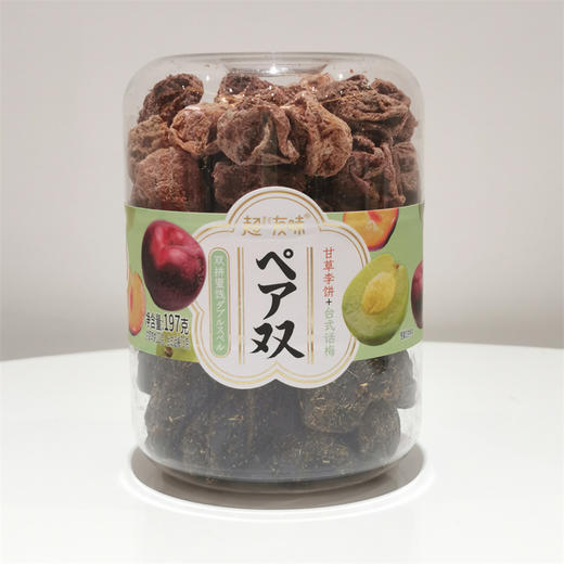 超友味双拼蜜饯（李饼+话梅）197g 商品图0