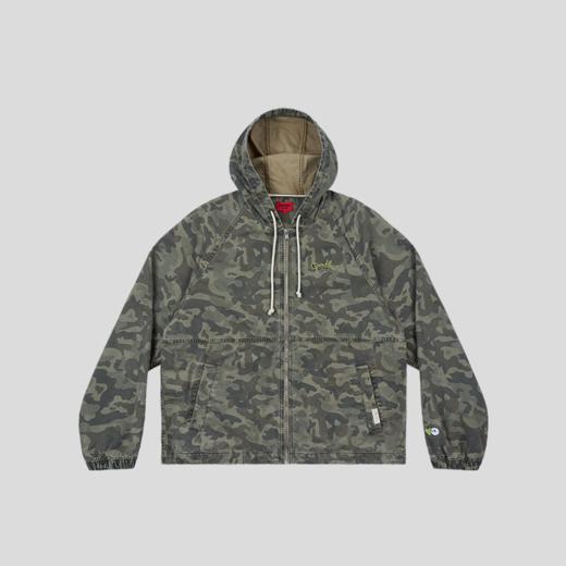 GOODBAI GOODEES满印水洗薄款拉链夹克 商品图3