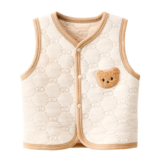 【婴儿夹丝空气棉马甲】秋冬婴儿单件上衣男婴幼儿小背心外穿保暖baby 商品图4