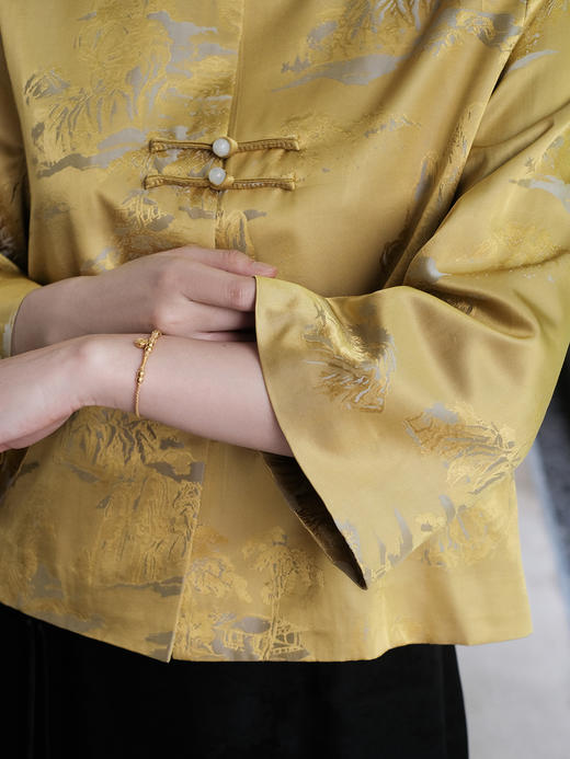 盛唐婧 |千山万水圆领外套 商品图2