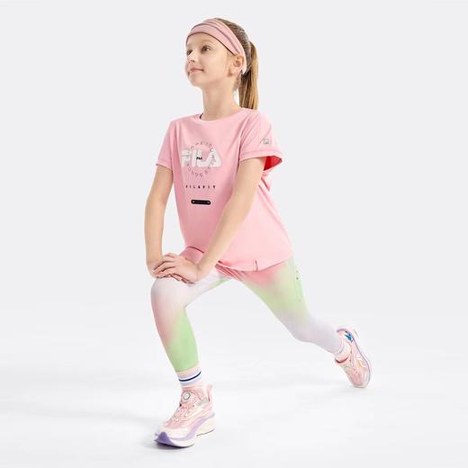 【FILA KIDS】B8F FILA KIDS 女大童凉感干爽短袖T 商品图3