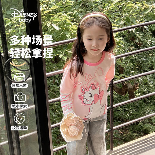 【90-140】【迪士尼baby】女童春秋纯棉长袖T恤（100%棉） 商品图6