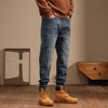 【新款DQ】大依优型大码小脚牛仔裤长裤男舒适休闲简约百搭加肥加大男装潮款 商品缩略图2