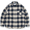 714street格子长袖衬衫男日系复古衬衣潮牌宽松上衣春季休闲外套 商品缩略图4