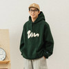 714street美式字母连帽卫衣男女秋季纯色帽衫情侣装重磅宽松上衣 商品缩略图1