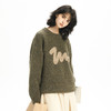 714street情侣毛衣秋冬日系复古上衣套头羊毛衫宽松慵懒风针织衫 商品缩略图3