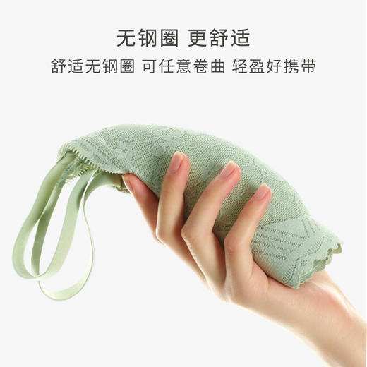 *【清仓】半醒零敏蕾丝bra 舒适不勒小胸聚拢有型 B0028 商品图4