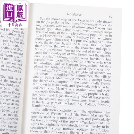 【中商原版】Signet Classics 匙河集 100周年版 Spoon River Anthology 英文原版 Edgar Lee Masters 埃德加李马斯特斯 商品图2