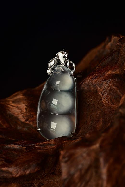 【三生有幸】玻璃种福豆坠-GZ12406031 商品图4