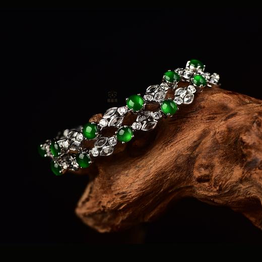 【如鱼得水】双层绿翠手链-SL12406068 商品图2