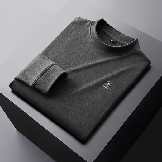 【新款DPF】大依优型大码长袖T恤打底衫休闲加肥加大上衣男士胖子大码t恤打底 商品图7