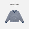 COCO ZONE 100棉时尚慵懒风条纹长袖T恤 CC2C1546 商品缩略图0