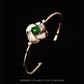 【唯爱永恒】绿翠贝母手环-SZ12406013