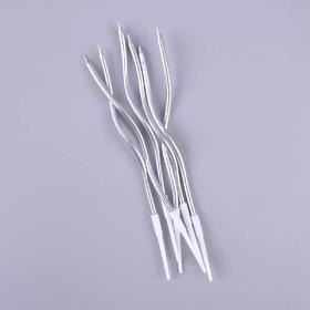 银色弯弯蜡烛