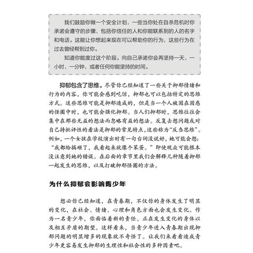 青少年调节负面情绪指南-美国心理学会情绪管理自助读物（共2册）：《我能管好自己的情绪》《情绪低落，怎么办？》（共2册） 商品图13