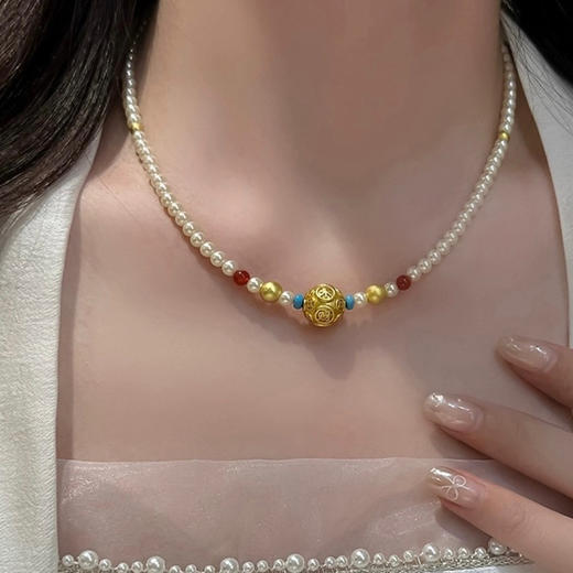 梦华江南国风项链，优选天然材质，混搭古今融合【G】 商品图7