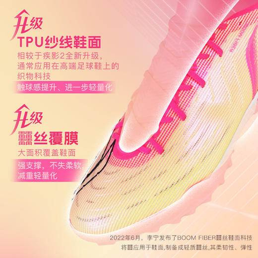 小李子Lining李宁疾影3次顶TF碎钉成人足球鞋男YSTU047-6 商品图3