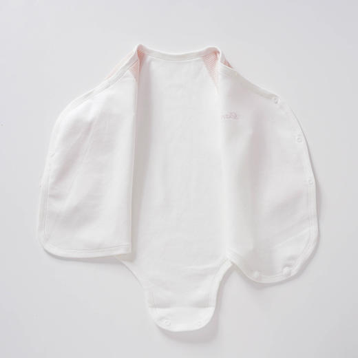 【秋冬保暖舒绒棉包屁衣】婴儿无骨新生儿长袖连体衣简约素色三角哈衣 商品图1