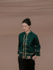 瑕疵|盛唐婧 |中式国风祖母绿库缎八仙纹外套[特价品](特殊商品不退不换) 商品缩略图4