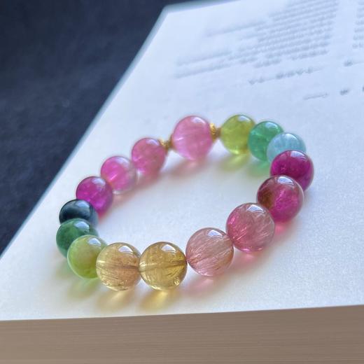 37.27g 12.6mm 碧玺手链 商品图0