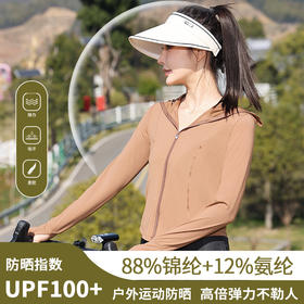 「2024蕉下同款！数色可选」防晒衣女黑胶帽檐锦纶防晒服夏季运动防晒衫上衣