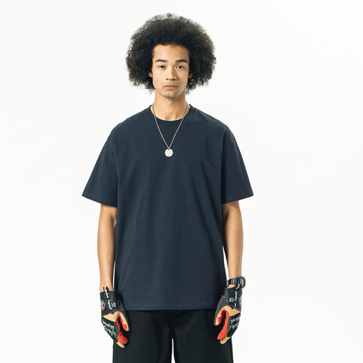 714street纯色索罗娜凉感短袖T恤男女新款内搭休闲白色速干打底衫 商品图1