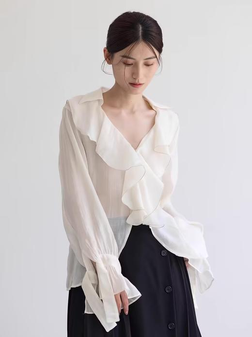 Vitatha番塔塔/22SS-TX01/荷叶边衬衫 商品图0