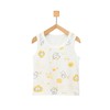 【婴儿竹纤维提花背心】透气夏季薄款新生儿宝宝幼儿内穿护肚上衣9661-64 商品缩略图0
