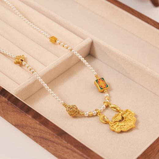 梦华江南国风项链，优选天然材质，混搭古今融合【G】 商品图2