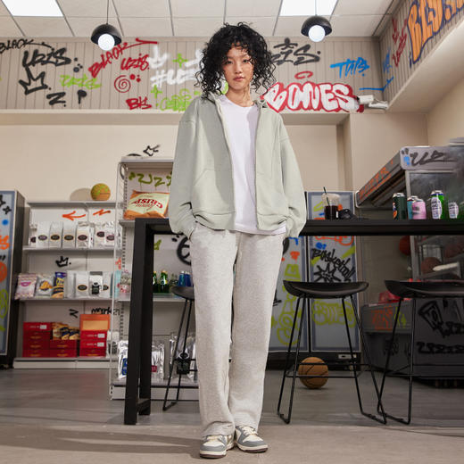 有志者UZIS美式休闲运动卫衣男秋季篮球训练连帽开衫拉链外套无尽 商品图3