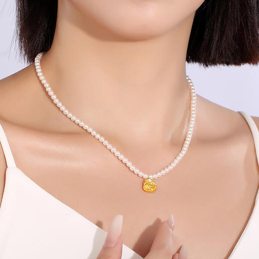 玫瑰之恋极光施家珍珠项链 ME-XL037 商品图1