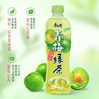 康师傅 青梅绿茶  果味茶饮品量贩 饮料整箱装 500ml*15瓶 热门商品 商品图4