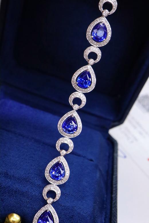4.6ct 蓝宝石手链 商品图3