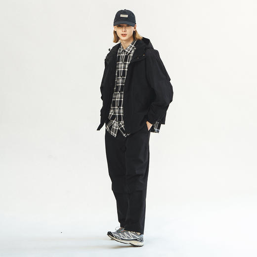 714street特氟龙户外登山裤防水伞兵裤男女秋冬款三防加绒休闲裤 商品图3