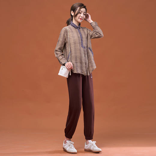 时尚复古宽松松紧腰，刺绣运动卫裤休闲裤GYM-PT1673 商品图3