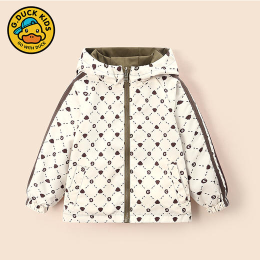 小黄鸭儿童双面穿外套男童女童春秋宝宝洋气休闲新款两面穿上衣潮 商品图9